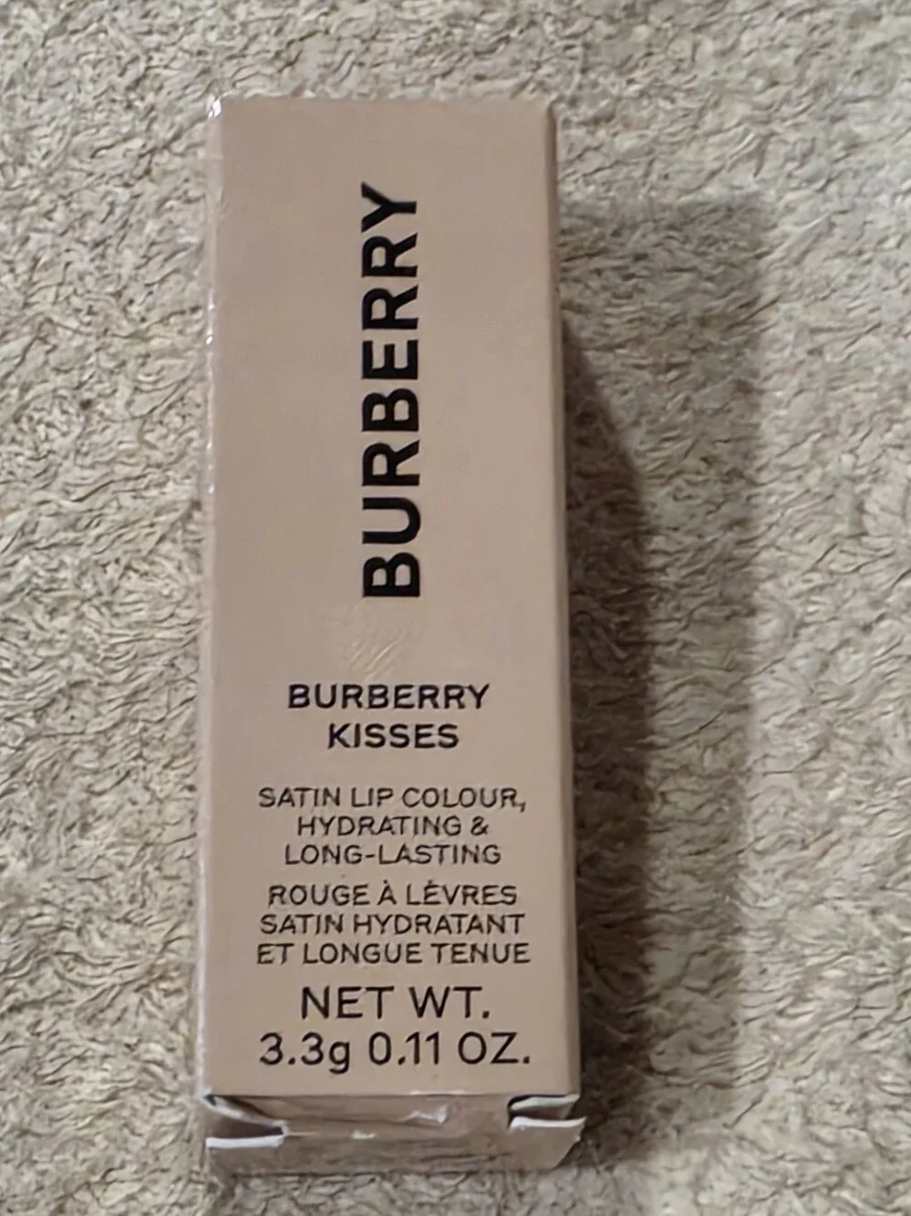 Burberry Kisses – Sepia No.35 Satin Lip Colour deep red color dark pink rosy New